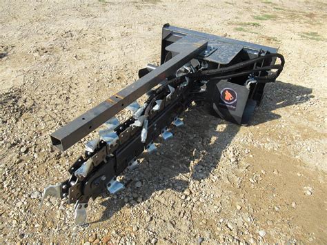 wolverine chain trencher skid steer|wolverine attachments for sale.